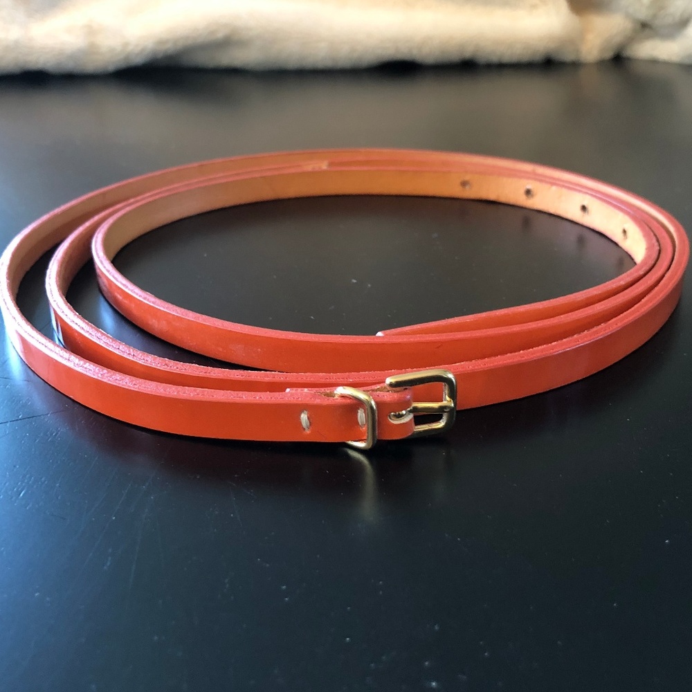 J Crew Patent Leather Double Wrap Belt - Picture 4 of 10